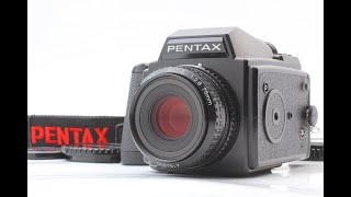 ★SOLD★ Near MINT Pentax 645 Medium Format Camera SMC A 75mm f28 Lens 120 Back 231200300323 [upl. by Llerdnad951]