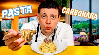 Authentic Italian Pasta Carbonara Recipe [upl. by Anilejna]