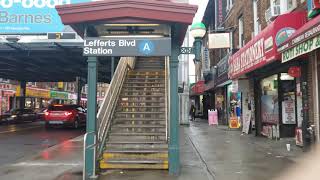 Lefferts Blvd Station A On March Before The Pandemic [upl. by Pinzler]