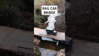 rail car bridge nostalgia country living back road subscribe share comment like 500k [upl. by Iahs]