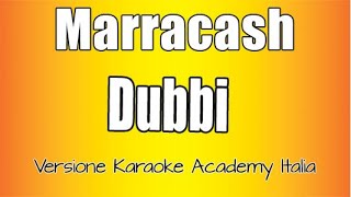 Marracash  DUBBI Versione Karaoke Academy Italia [upl. by Srednas]