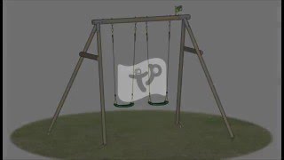 How to build  TP802 Double Roundwood Swing Frame [upl. by Theresa]