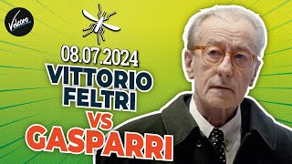 Vittorio Feltri vs Maurizio Gasparri  La Zanzara del 08072024 [upl. by Haldis273]