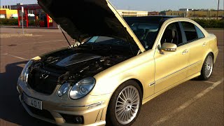 Mercedes E 420 CDI Kleemann tuned w straight pipes  fastest diesel in town [upl. by Nihahs211]