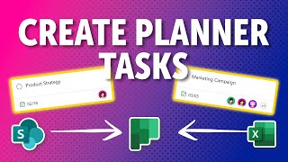 ⚡️Automate Microsoft Planner Tasks Create Tasks from SharePoint amp Excel in Minutes [upl. by Olson831]