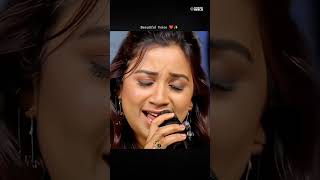 Beautiful Voice ❤️✨ shreyaghoshal dagabaazre indianidol15 [upl. by Nemzzaj172]