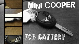 Mini cooper key fob battery Quick Swoooshhhh [upl. by Maroney]