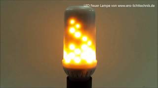 LED Feuer Lampe  realistisch wirkende Fackel [upl. by Chase]