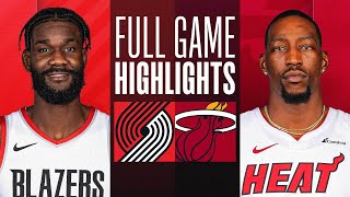 TRAIL BLAZERS at HEAT  FULL GAME HIGHLIGHTS  March 29 2024 [upl. by Uni]