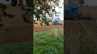 John deere 7810 mit lemken Solitär 9🚜💪🏼🌱 farming [upl. by Yzmar]