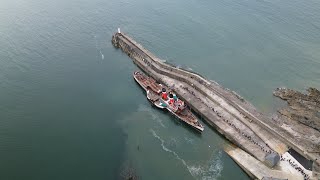 Waverley Paddle Steamer Came To Porthcawl 12624 4K [upl. by Mw]