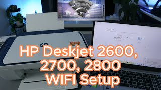 How To Do WiFi Setup of HP Deskjet 2600 2700 2800 Series AllInOne Printer [upl. by Dynah349]