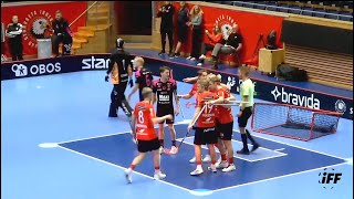 Storvreta IBK vs IBF Falun  Champions Cup SemiFinal [upl. by Neirual99]