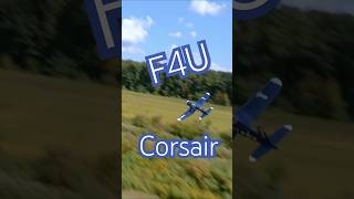 F4U Corsair drone chase ww2 warbird airforce fpv rc flying control powerline controller [upl. by Lotsyrc99]