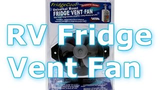 RV Fridge Vent Fan [upl. by Budd]