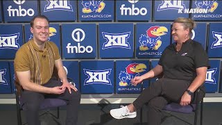 EXCLUSIVE KU softball coach Jennifer McFalls on KNation [upl. by Kaela]