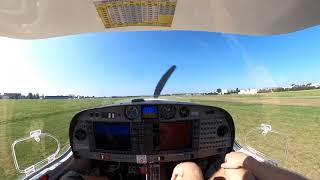 Landing amp Takeoff Letnany LKLT RWY 23R near Prag [upl. by Sitoiganap100]