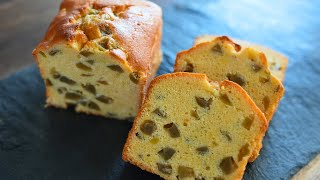 Japanese Plum Wine Pound Cake 【梅酒の梅で作る】しっとり絶品 梅酒のパウンドケーキ [upl. by Atirac]