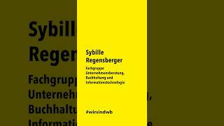 Sybille Regensberger Spitzenkandidatin UBIT [upl. by Lytsirk]