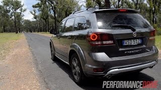 2015 Fiat Freemont Crossroad V6 0100kmh amp engine sound [upl. by Livvyy597]