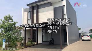 Show Unit Cluster Amata Tipe 9X15 The Mozia BSD City  SOLD [upl. by Llehsor]