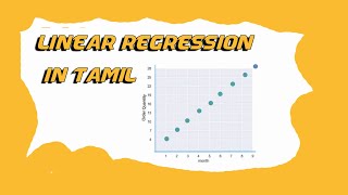 SIMPLE LINEAR REGRESSION WITH EXAMPLE IN TAMIL  MACHINE LEARNING எளிய தமிழில்NANCY JANE [upl. by Musette]