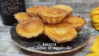 Receita de Queijadas de Requeijão 😊 [upl. by Muir]