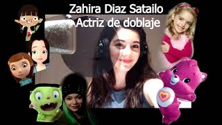 REEL DOBLAJE  ZAHIRA DIAZ SATAILO [upl. by Bidle]