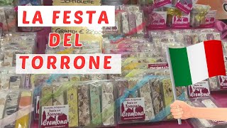 Torrone Festival and aperitivo in Cremona italianlife streetfood dolcevita [upl. by Justicz549]