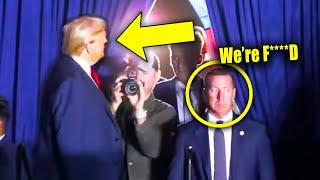 Trump Suffers ELECTION EVE NIGHTMARE as He WALKS OUT On Stage [upl. by Orvas]