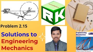 Problem 215 Solution to Engineering Mechanics Timoshenko Young Resolution of Force Component [upl. by Valerian]