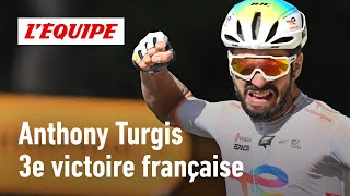 Tour de France 2024  Anthony Turgis sort vainqueur des chemins blancs Pogacar toujours en jaune [upl. by Ylirama]