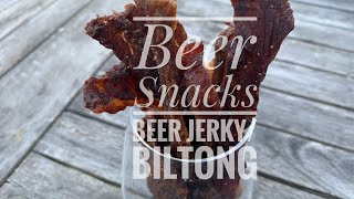 Beer Snacks  Beef JerkyBiltong [upl. by Dust]