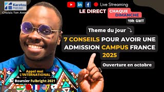 Campus France  voici 7 conseils dexperts pour avoir une ADMISSION [upl. by Agata519]