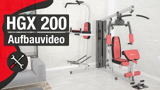 HGX200 Home Gym  Aufbauanleitungconstructionstructureestructurastruttura [upl. by Carthy]