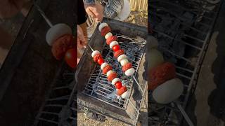 Mantar Kebabı Mushroom Kebab food cooking mushroom [upl. by Nnylylloh500]