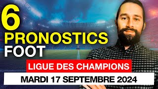 Pronostic foot Ligue des Champions  Pronos du 17 septembre Sporting Lille Milan Liverpool Real [upl. by Carrington]