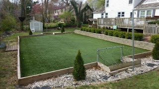 How to Make a Backyard Artificial Turf Field [upl. by Marcello]