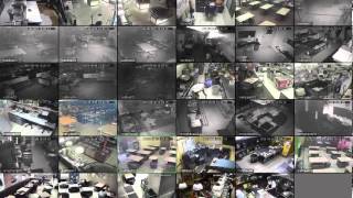 Witson CCTV System CMS seven 7 remote sites live view test full screen [upl. by Richard]