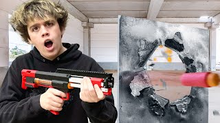 We test our Hardest Shooting Blaster out of our Nerf Collection [upl. by Janeczka]