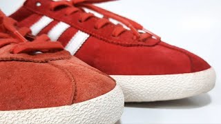 Cara Repaint amp Menghidupkan Suede adidas Gazelle  How To Use Angelus Suede Dye [upl. by Edea230]