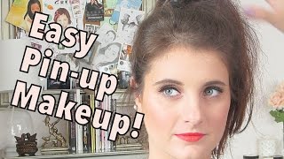 Easy PinUp Makeup Tutorial inspired by Zoella  itsjudytime [upl. by Ruthie]