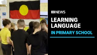 Teaching kids the Indigenous language of the land they live on  ABC news [upl. by Enilegnave]