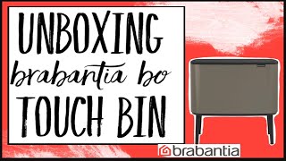 Unboxing Brabantia Bo Touch Bin with Plastic Buckets [upl. by Youngman422]