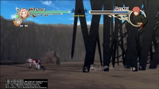 Sakura and Chiyo vs Sasori Boss Battle  Ultimate Ninja Storm 2 [upl. by Eric]