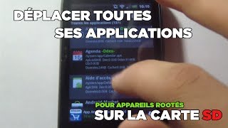 Tutoriel Root  Déplacer toutes ses Appli sur sa carte SD Link2SD [upl. by Terrag]