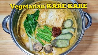 How to make VEGETARIAN KAREKARE with Tofu  Filipino Peanut Stew Recipe [upl. by Cattier]