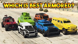 GTA 5 ONLINE  WHICH IS BEST ARMORED VEHICLE [upl. by Vanzant614]