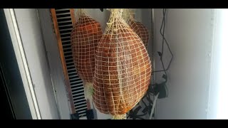 How to Dry Age PresuntiniPresunto Portuguese Prosciuttini in a Curing Chamber [upl. by Aniroc]