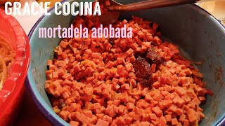 CÓMO PREPARAR MORTADELA ADOBADA [upl. by Charlet633]